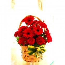 Mix flower basket
